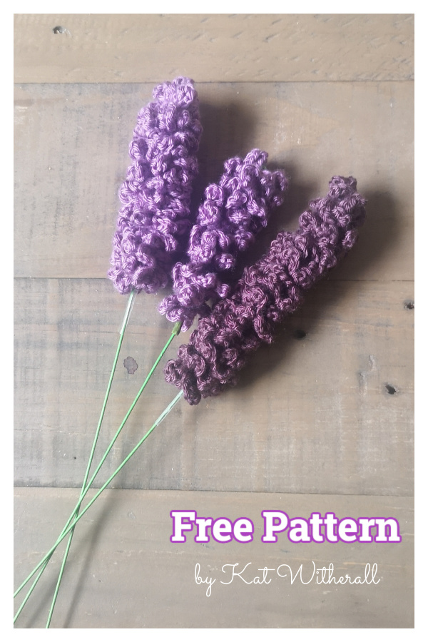 Lavender Plant Free Crochet Pattern