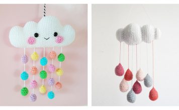 Rain Cloud Amigurumi Crochet Patterns
