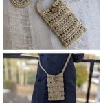 Smartphone Bag Free Crochet Pattern and Video Tutorial