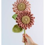 Sunflower Free Crochet Pattern and Video Tutorial