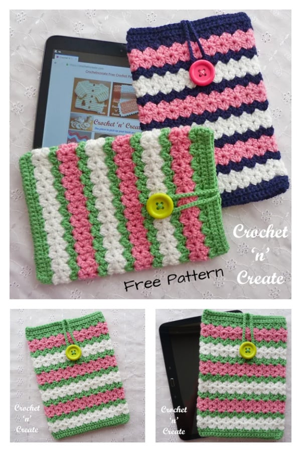 Tablet Pocket Free Crochet Pattern