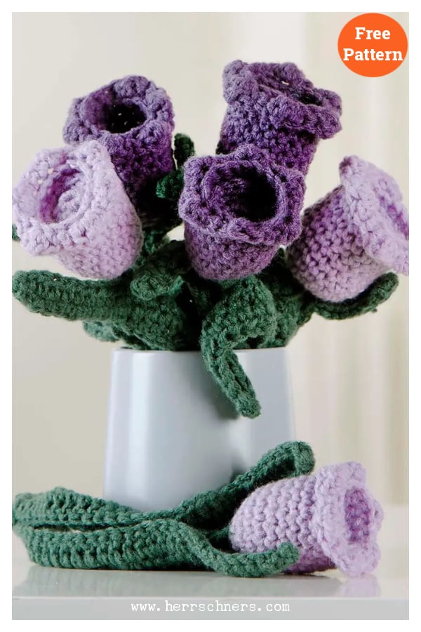 Tulip Bouquet Free Crochet Pattern