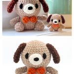 Casper the Dog Amigurumi Free Crochet Pattern and Video Tutorial