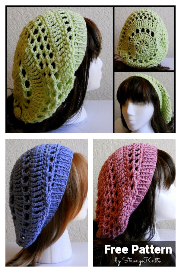Combination Summer Hat Free Crochet Pattern