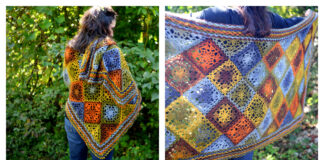 Enchanted Crochet Motif Shawl Free Crochet Pattern