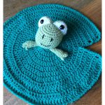 Frog Security Blanket Free Crochet Pattern