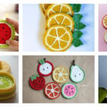 Fruit Coasters Crochet Patterns