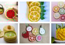 Fruit Coasters Crochet Patterns