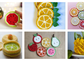Fruit Coasters Crochet Patterns