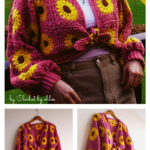 Granny Square Helia Bolero Free Crochet Pattern