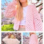 Hexi Honey Cardigan Free Crochet Pattern