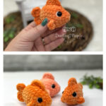 Jelly Bean Goldfish Free Crochet Pattern and Video Tutorial