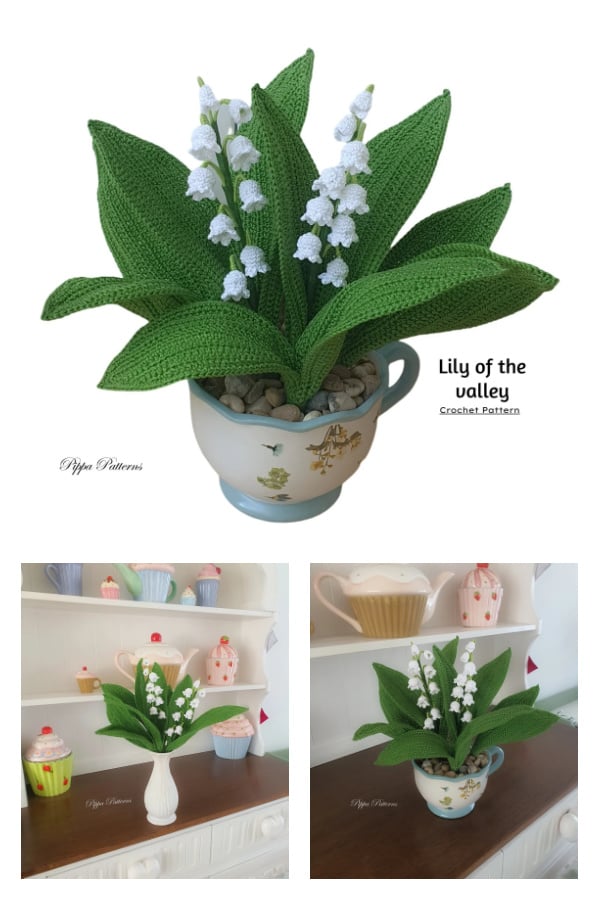 Lily of the Valley Flower Crochet Pattern 
