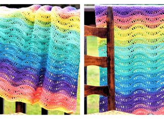 Mandala Waves Baby Blanket Free Crochet Pattern