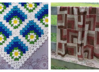 Mitered Blanket Crochet Patterns