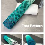 Ombre Net Bag for Yoga Mat Free Crochet Pattern