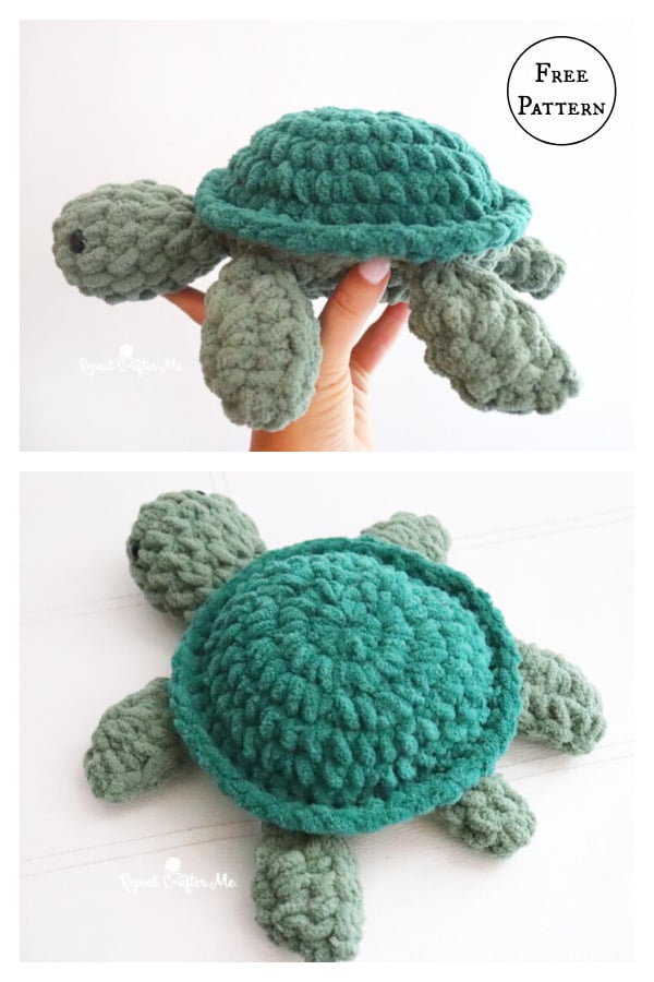 Sea Turtle Amigurumi Free Crochet Pattern