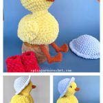 Spring Duck Amigurumi Free Crochet Pattern