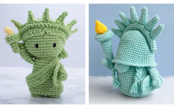 Statue of Liberty Amigurumi Crochet Pattern