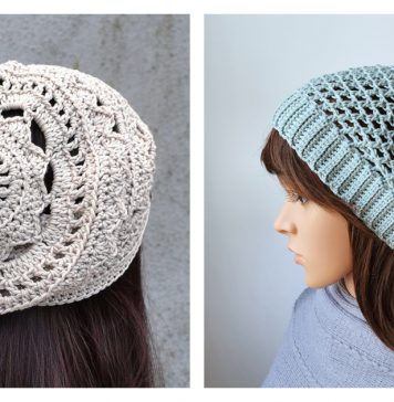 Summer Slouch Hat Crochet Patterns