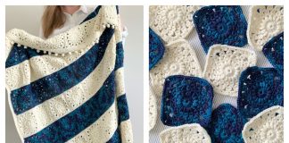 Summer Stripes Sunburst Blanket Free Crochet Pattern and Video Tutorial