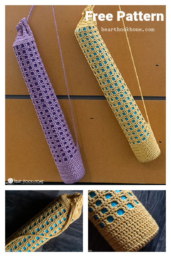 Yoga Mat Bag Free Crochet Pattern 
