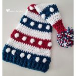 Bobbles and Stripes Hat Free Crochet Pattern