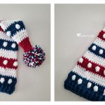 Bobbles and Stripes Hat Free Crochet Pattern