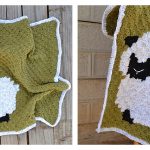 C2C Sheepy Baby Blanket Free Crochet Pattern