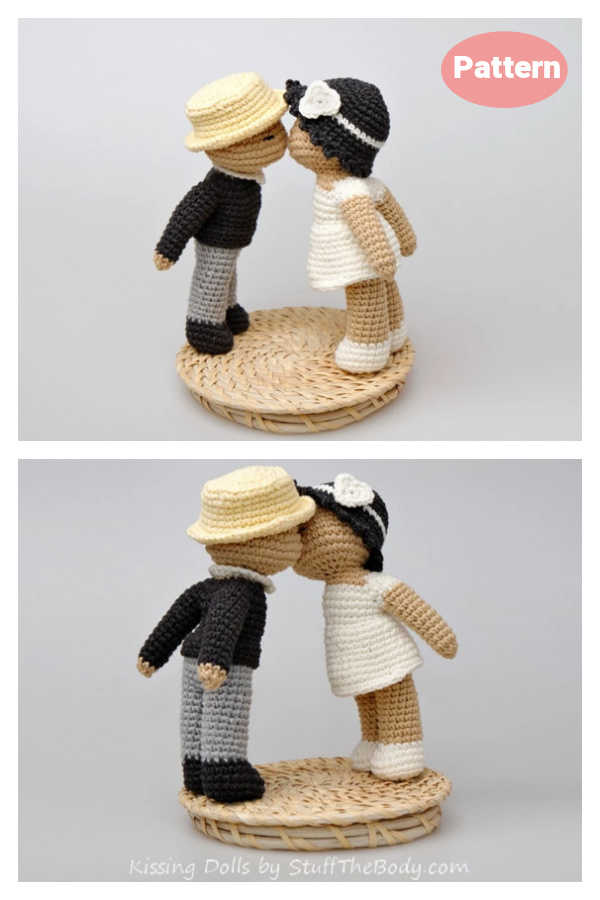 Kissing Dolls Amigurumi Crochet Pattern