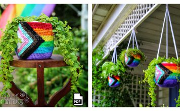 Pride Planter Cozies Free Crochet Pattern
