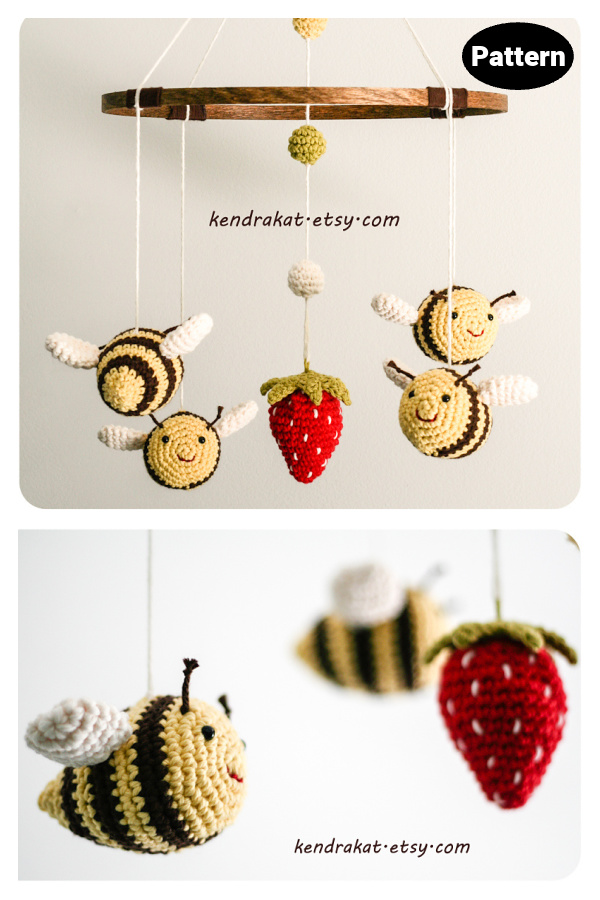 The Bee's Mobile Crochet Pattern