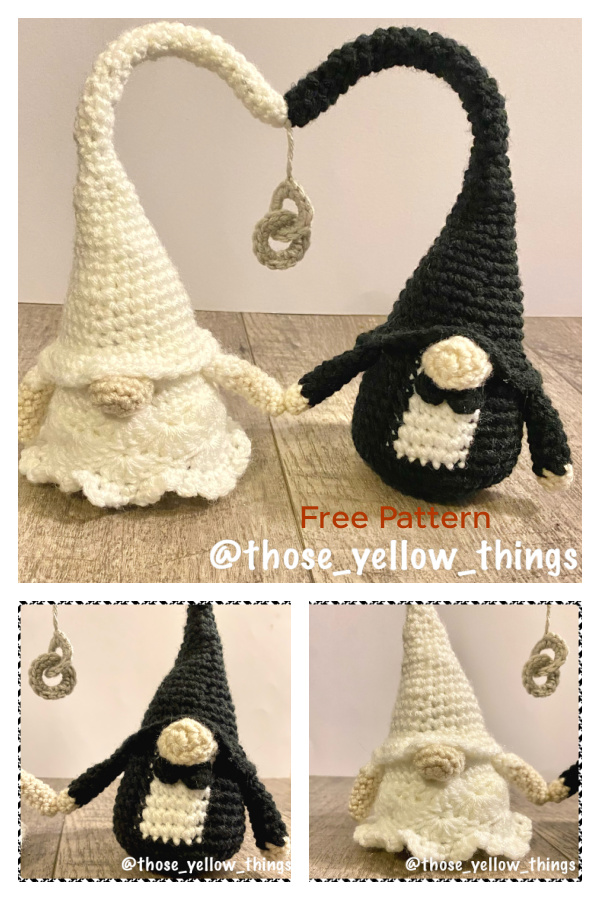 Wedding Gnomes Amigurumi Free Crochet Pattern
