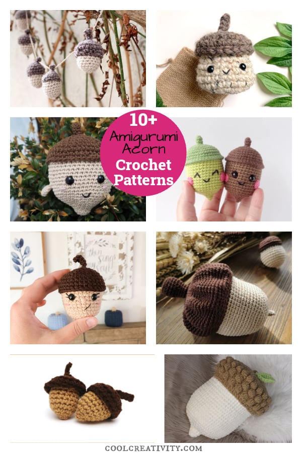10+ Amigurumi Acorn Crochet Patterns 