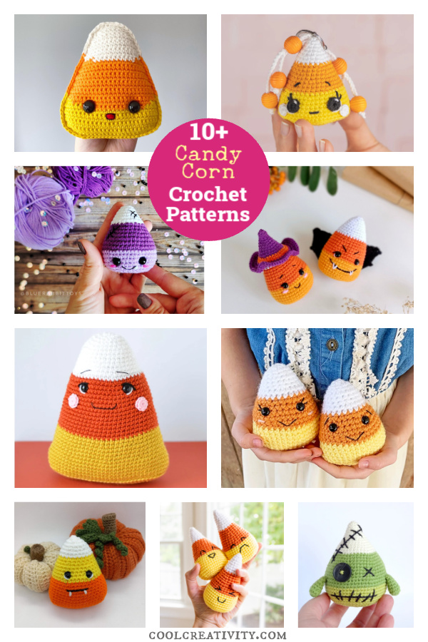 10+ Candy Corn Amigurumi Crochet Patterns 