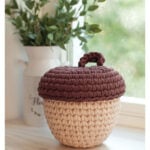 Acorn Basket Crochet Pattern