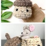 Acorn Container Storage Box Free Crochet Pattern