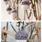 Acorn Garland Free Crochet Pattern