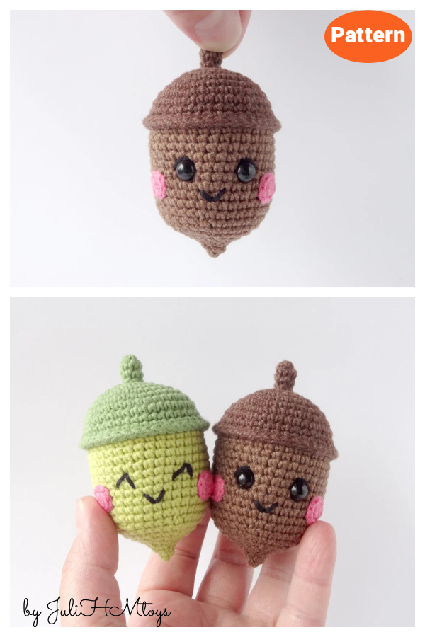 Amigurumi Acorn Crochet Pattern