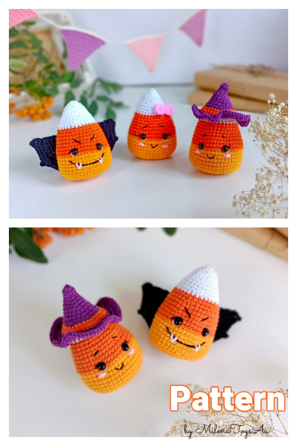 Amigurumi Candy Corn Crochet Pattern