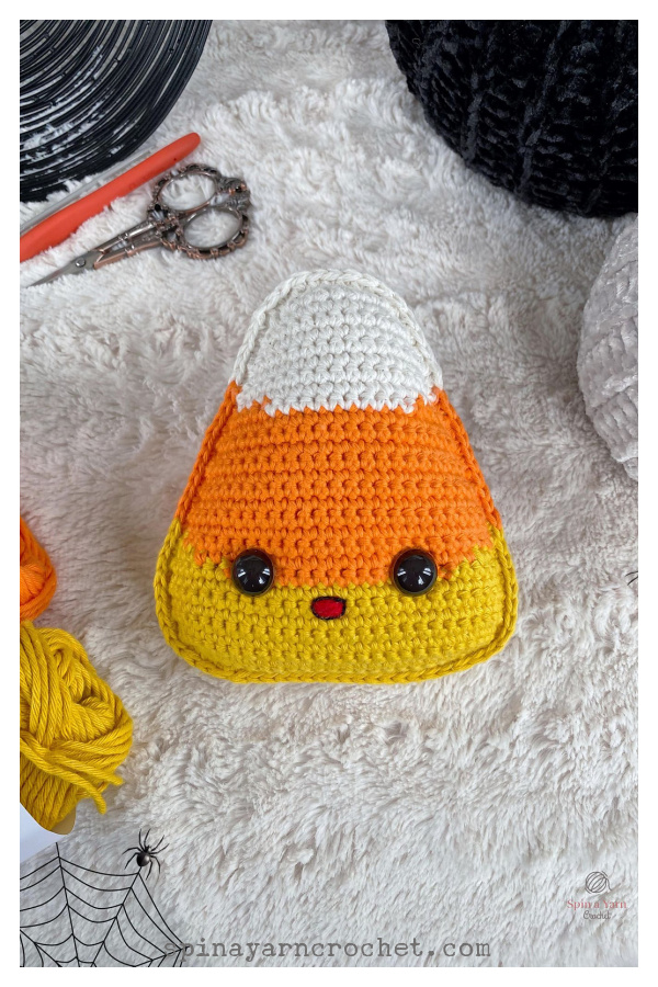 Candy Corn Amigurumi Free Crochet Pattern