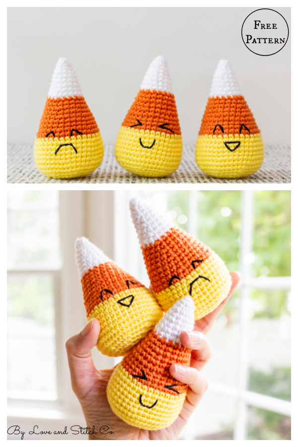 Cutest Candy Corn Free Crochet Pattern