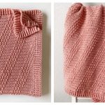 Diagonal Stripes Baby Blanket Free Crochet Pattern