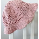 Filet Bucket Hat Free Crochet Pattern and Video Tutorial