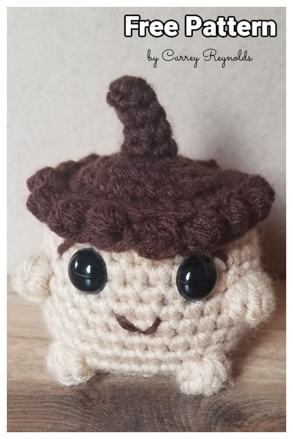 Funny Acorn Free Crochet Pattern