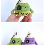 Halloween Amigurum Creepy Zombie Candy Corn Crochet Pattern