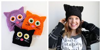 Halloween Cat Hat Free Crochet Pattern