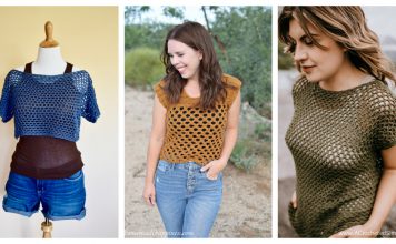Honeycomb Mesh Top Crochet Patterns