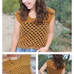 Honeycomb Top Free Crochet Pattern