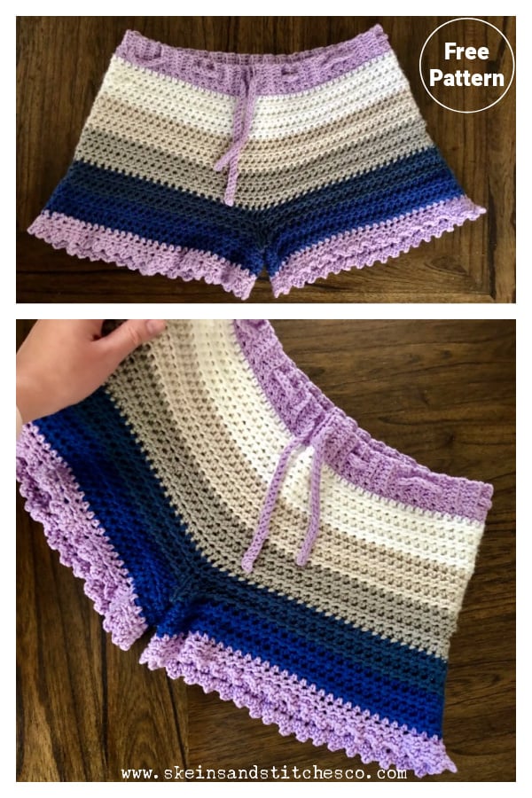 Stria Shorts Free Crochet Pattern